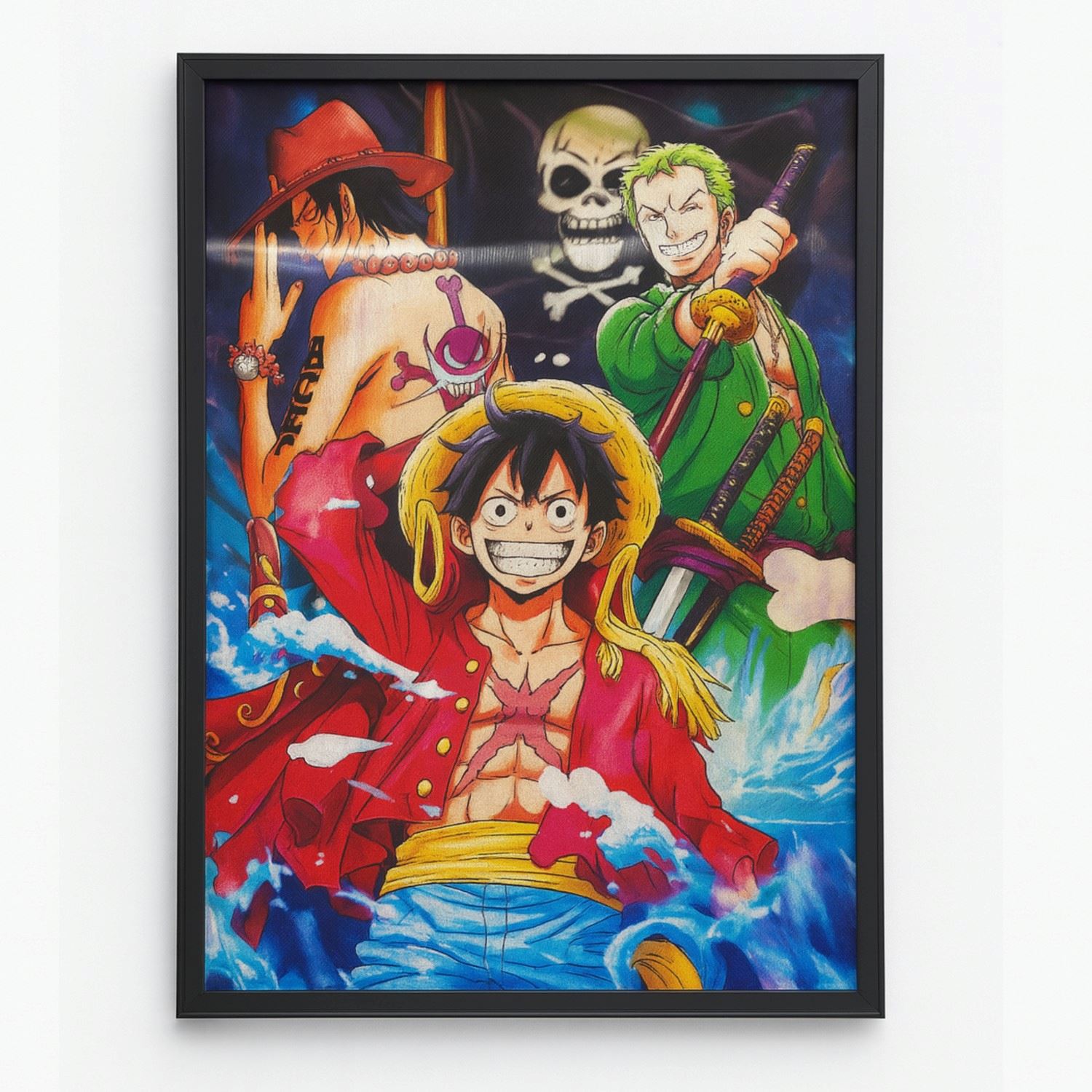 Cuadro 3d Con Movimiento  One Piece anime